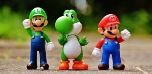 Luigi, Yoshi y Mario para ilustrar Sangre Sudor Pixeles Schreier