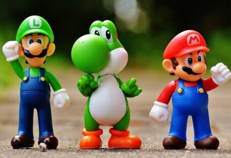 Luigi, Yoshi y Mario para ilustrar Sangre Sudor Pixeles Schreier
